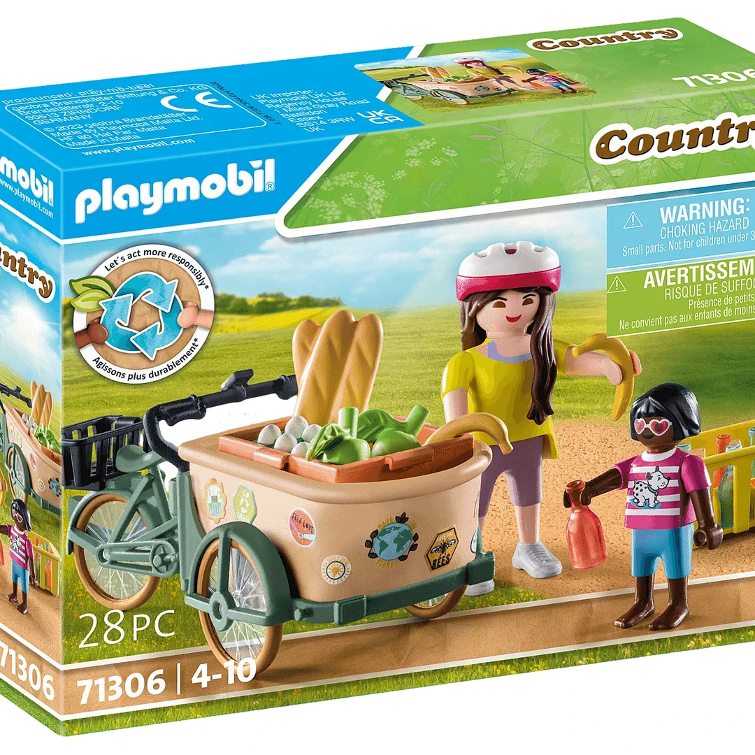 科学实验摩比世界货运自行车71306