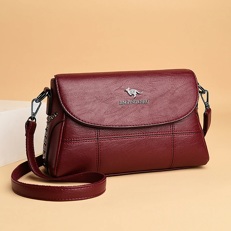 新款时尚百搭妈妈包简约大容量优雅单肩斜挎包NB613