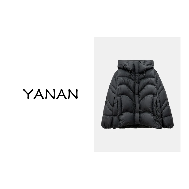 【亚楠本楠】小火球◆宠粉福利95鹅绒加厚保暖百搭羽绒服3343