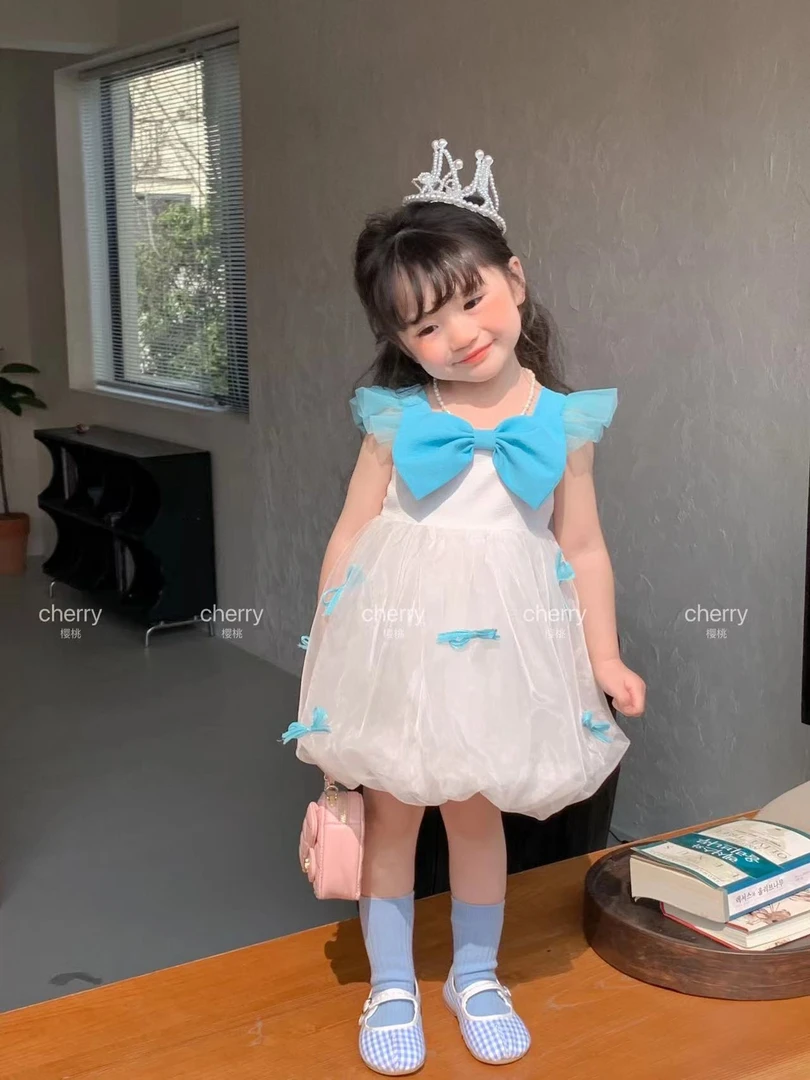 【一个雪梨】2023夏季男女童短袖短裤裙子