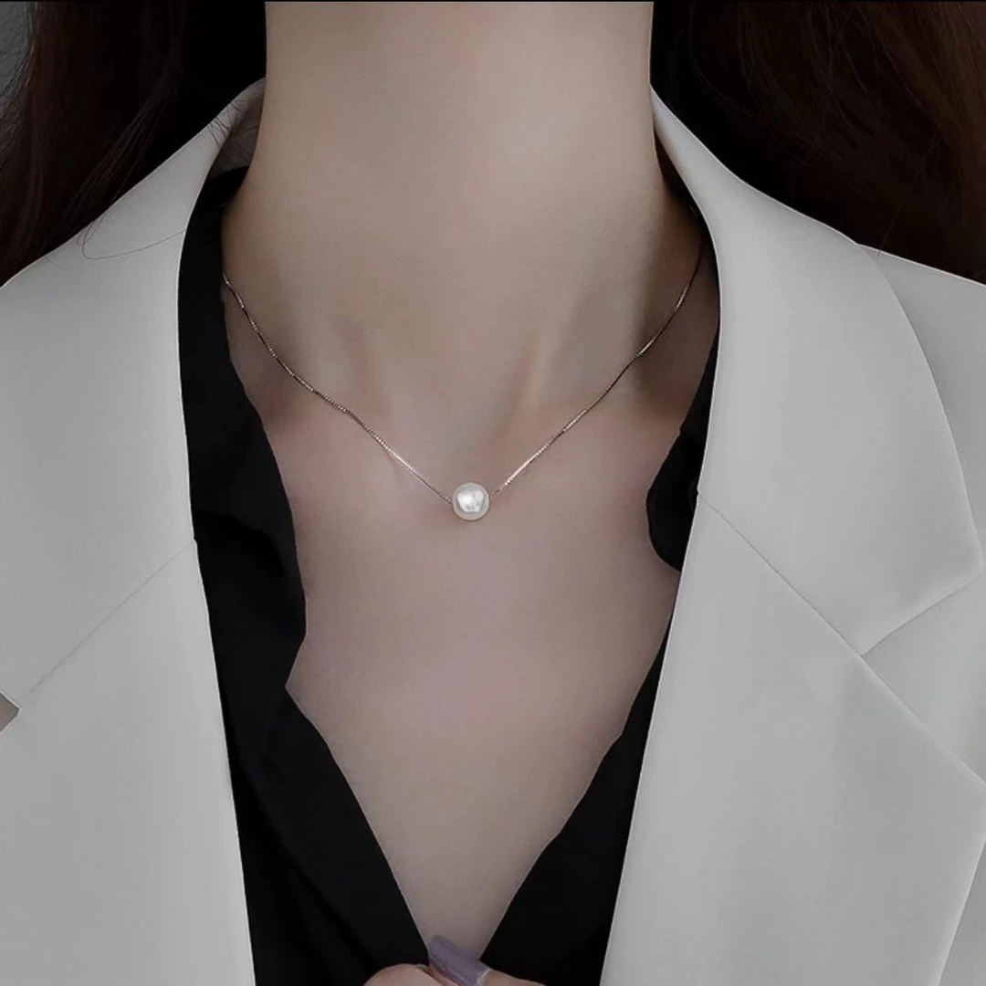 INS珍珠锁骨链一条