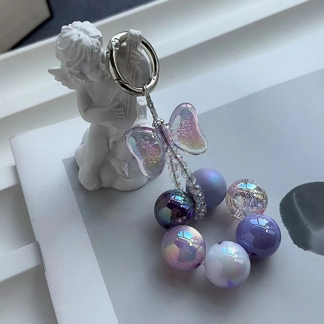 J267 碎冰紫 原创设计手机链