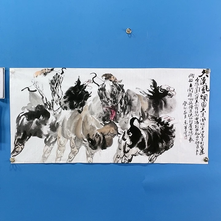 绘画李东军四尺人物