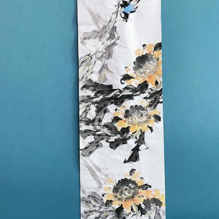 绘画吴云峰画家花鸟