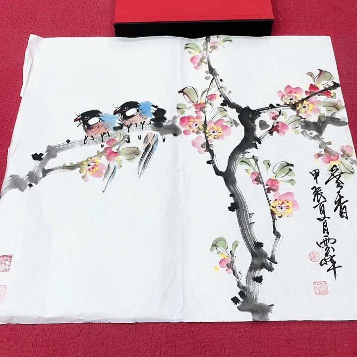 绘画吴云峰画家花鸟