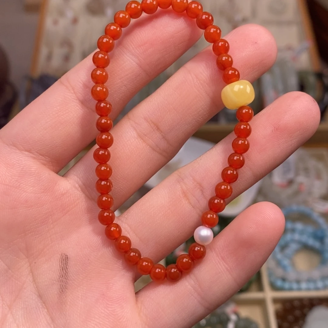 【闪购商品】南红玛瑙手链未镶嵌