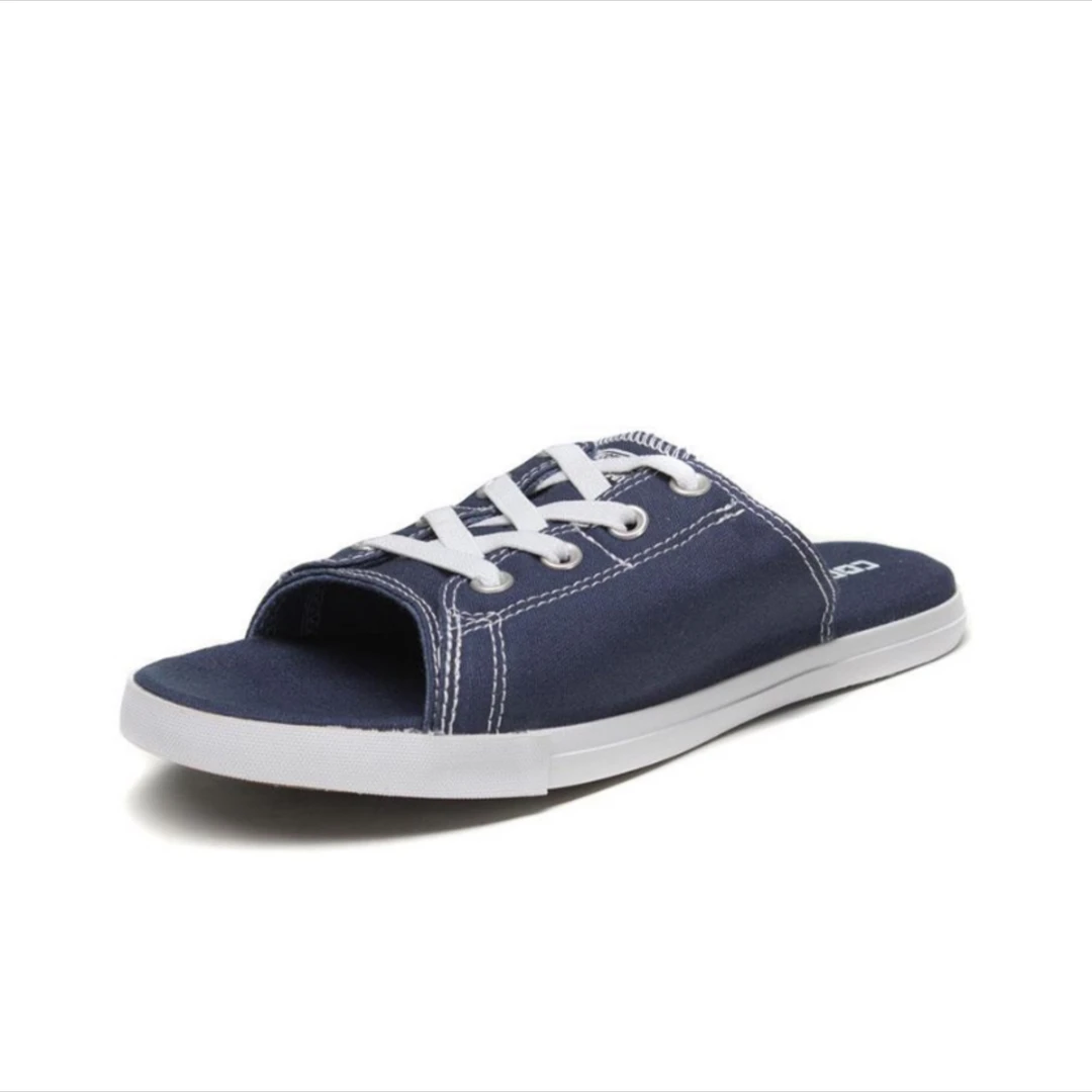 Converse匡威男女夏季帆布鞋凉鞋帆布一字情侣拖鞋150249C