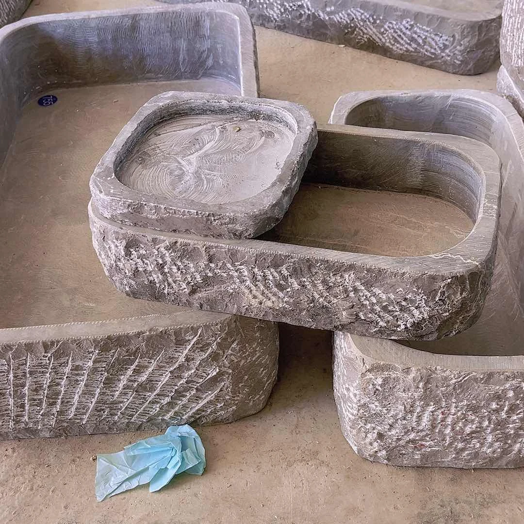 红陶20CM（含）-50CM（不含）石头花盆