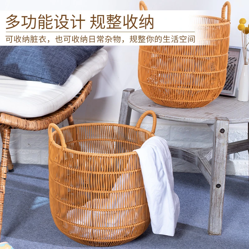 桂味源轻奢脏衣篓浴室脏衣服收纳筐家用北欧脏衣篮卫生间脏衣筐洗