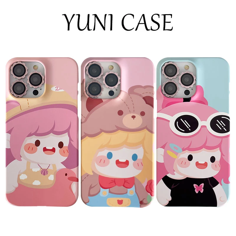 【超爱壳专属】原创韩国纯进口菲林芝芝酱轻薄半包iphone手机壳