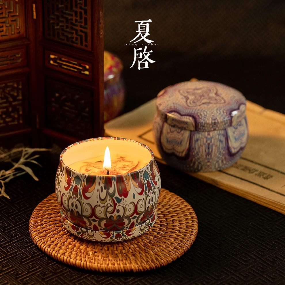 夏启文创蜡烛香薰香氛摆件中式工艺品送人礼物桌面摆件/多样式发1