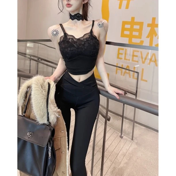 橙路【蕾丝背心吊带】