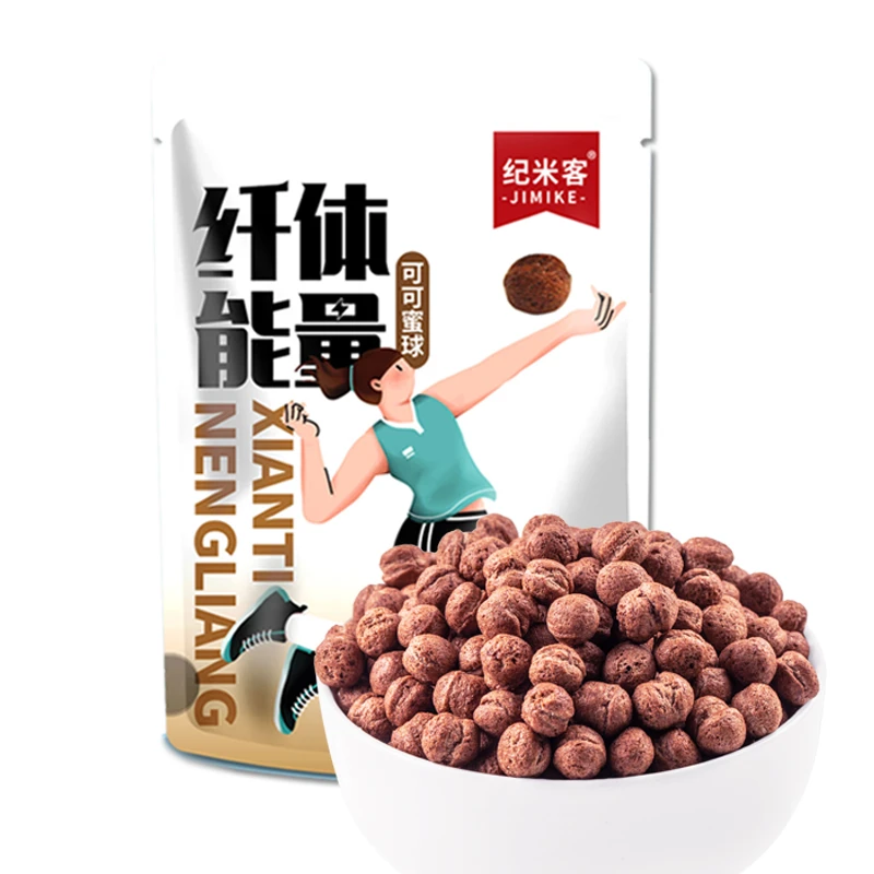 纪米客可可蜜球0脂肪 非油炸80克/袋