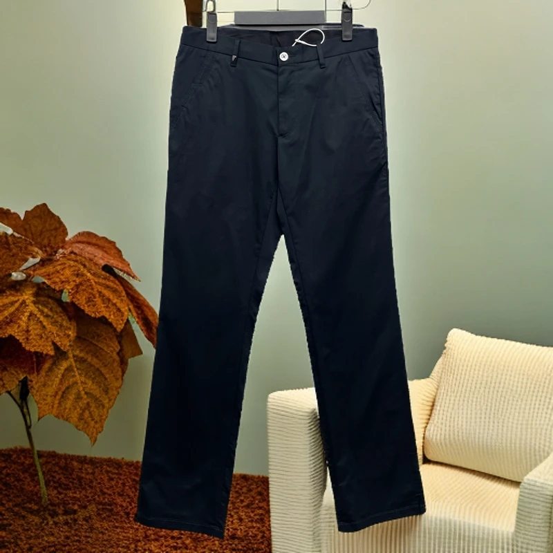 全新未使用 Versace Collection 范思哲 藏青色休闲轻薄长裤