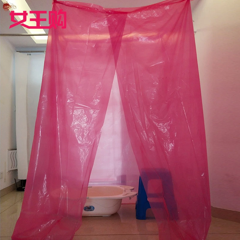 塑料浴帐浴罩保暖保温聚气帐子加大加厚中式冬季洗澡神器蒸澡沐浴