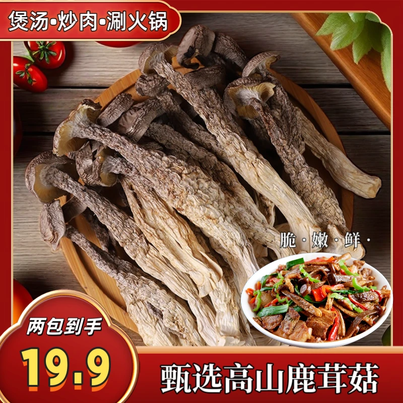 鹿茸菇干货 古田特产高山脆脆菇新货