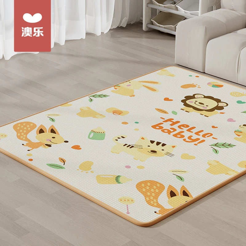 澳乐整张爬行垫宝宝婴儿xpe爬行垫加厚儿童地垫客厅家用爬爬垫