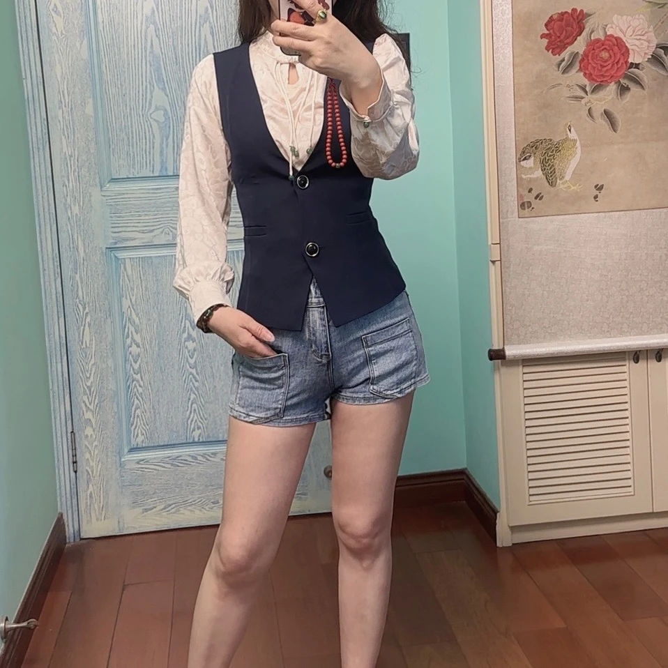 修身马甲断码特价气质商务