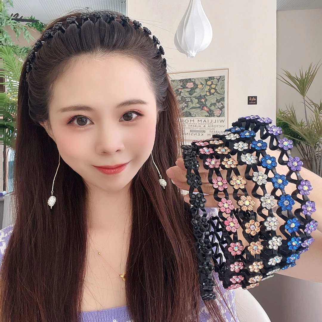 简约韩版森系网红发箍百搭夏季头饰发饰头箍带齿气质时尚夏天素款