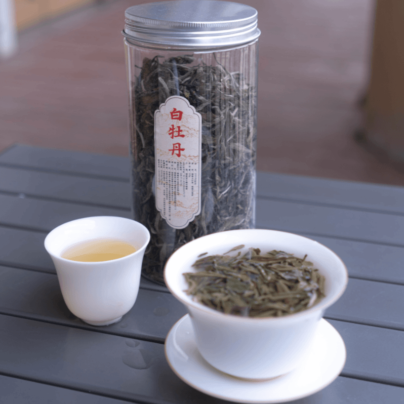 2017年正宗福鼎老白茶茶叶陈年白牡丹花香甘甜老白茶日晒一芽两叶