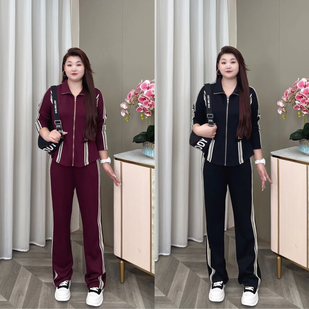 PMM81329+PMM81330新款秋季高级感显瘦时尚休闲运动套装