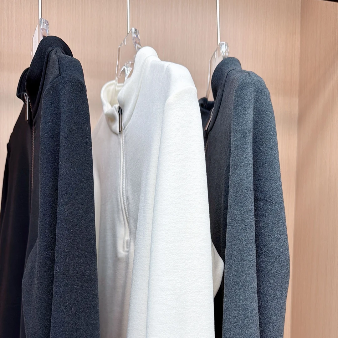 【加厚绸丽半拉链】商务女款打底333#