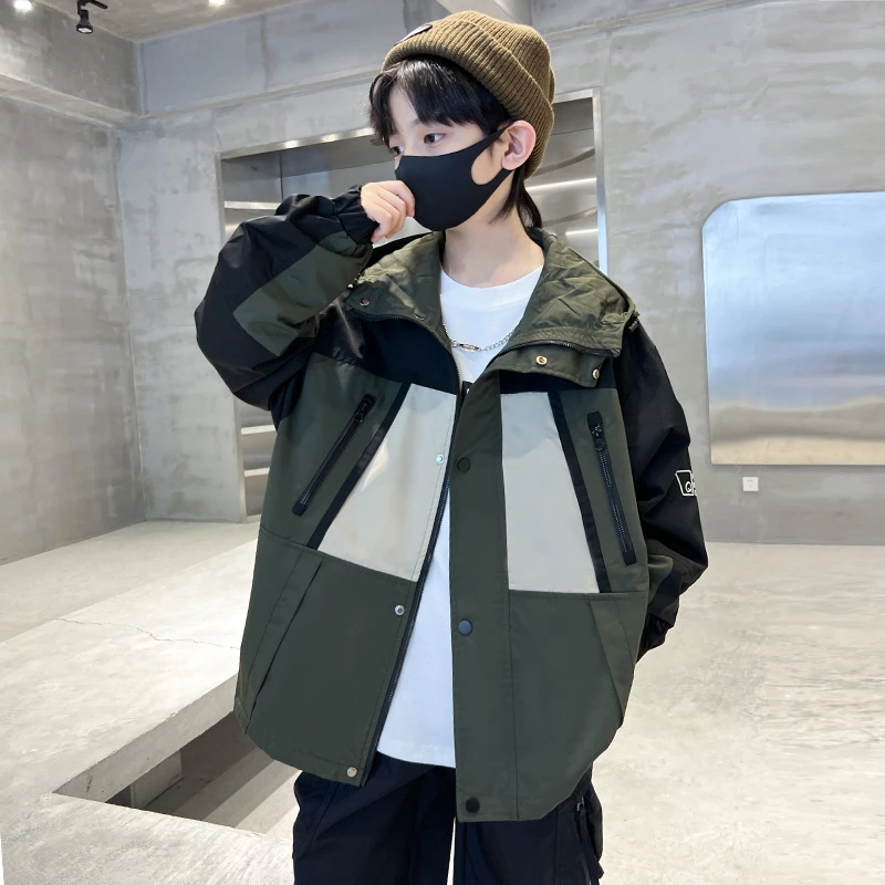 男童外套春秋款新款秋装工装外套秋季男孩洋气潮【CL】A3253