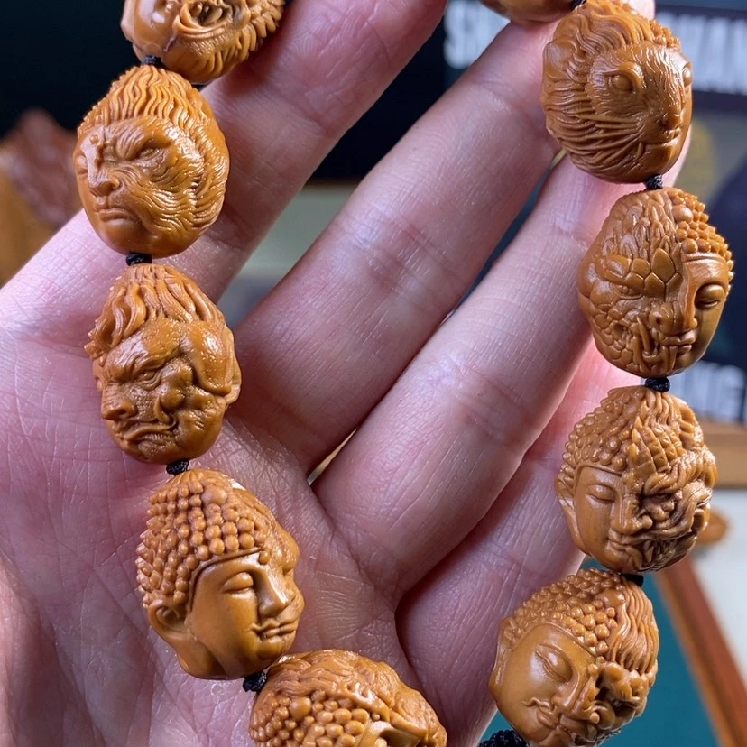 【闪购商品】橄榄核吊坠万佛十二