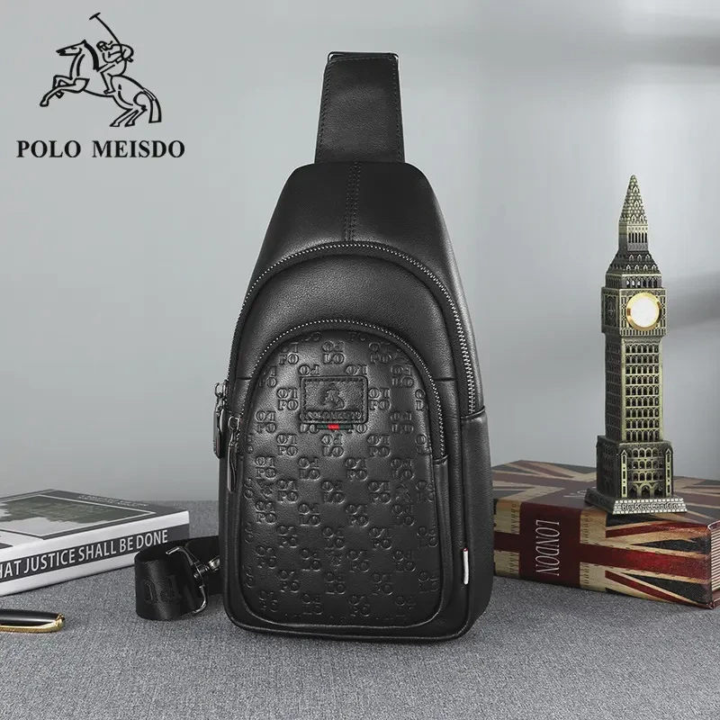 英国保罗美思得胸包男士潮流斜挎包时尚单肩包胸前包休闲百搭挎包
