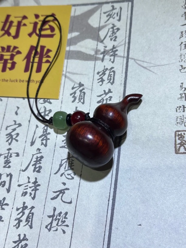 非洲紫檀葫芦挂件手机挂包包挂件男女两用