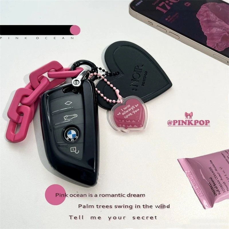 宝马5系钥匙套530刀锋X1五系x5三系1系3系320li高级x2 x3车扣新款