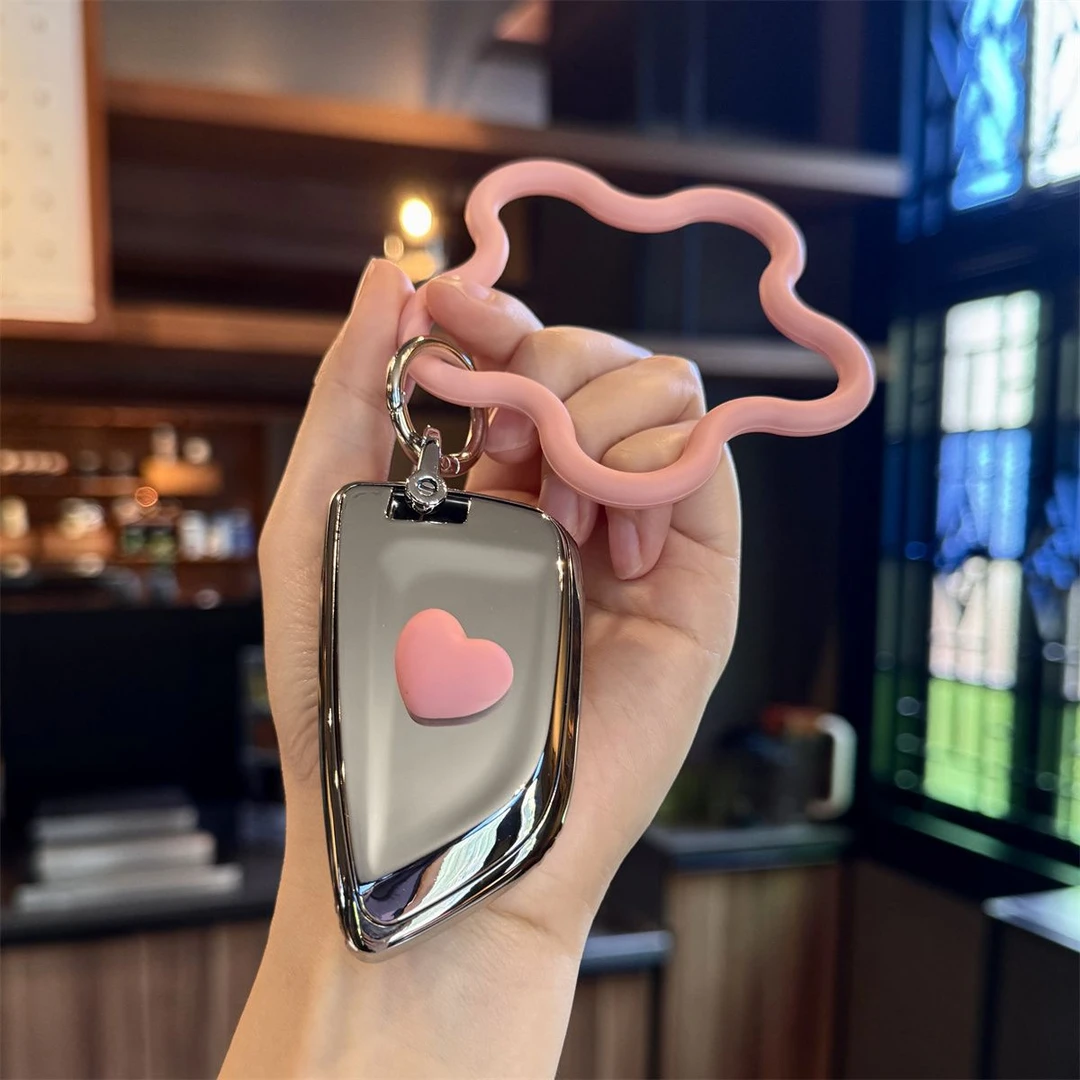 适用宝马钥匙套刀锋3系5系i3车钥匙包壳X3X1挂件325li三五系530扣