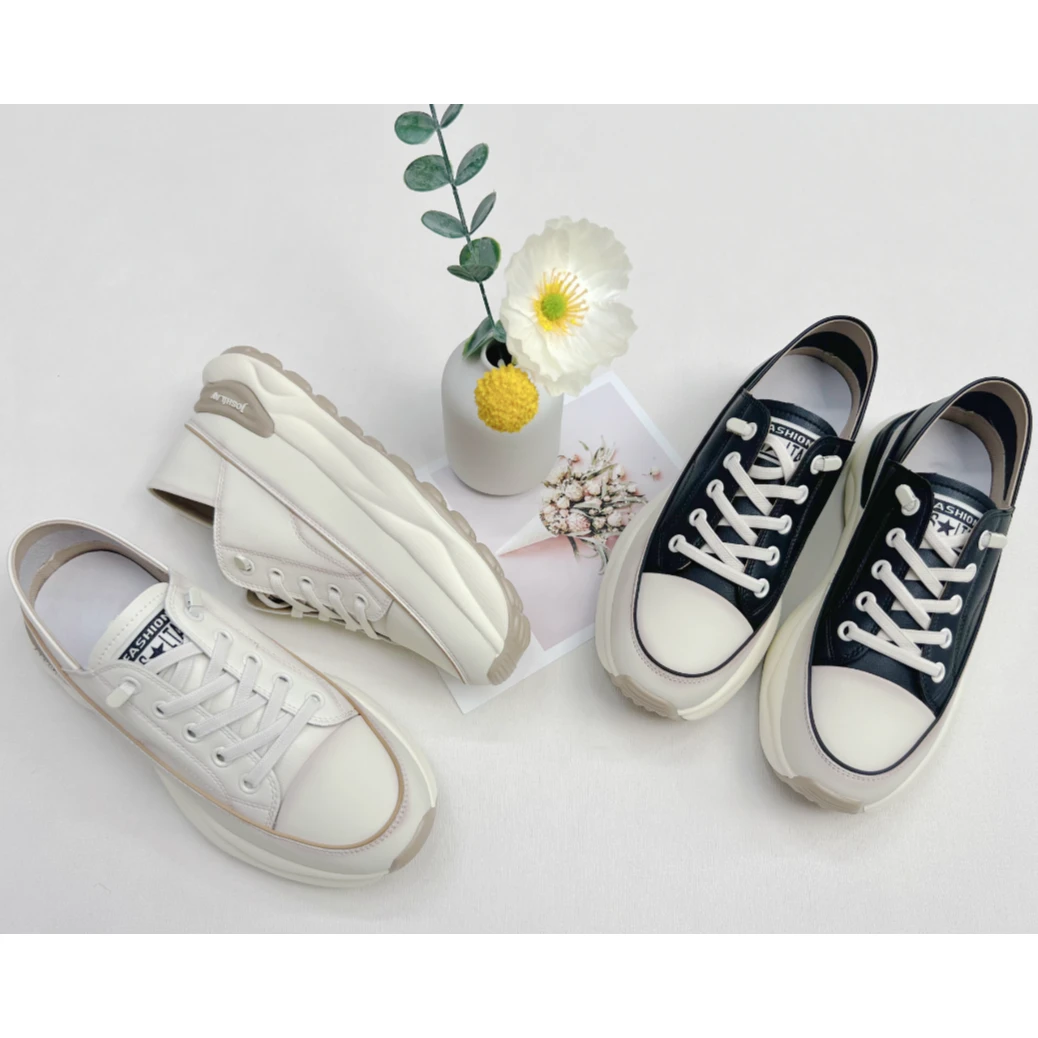 青春小白鞋纯色渲染休闲鞋syd888816 百搭夏季春季厚底经典低帮