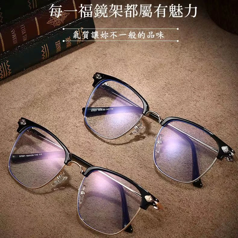 张国立新款老花眼镜半框中老年人高档男士高清大框防蓝光老花镜女