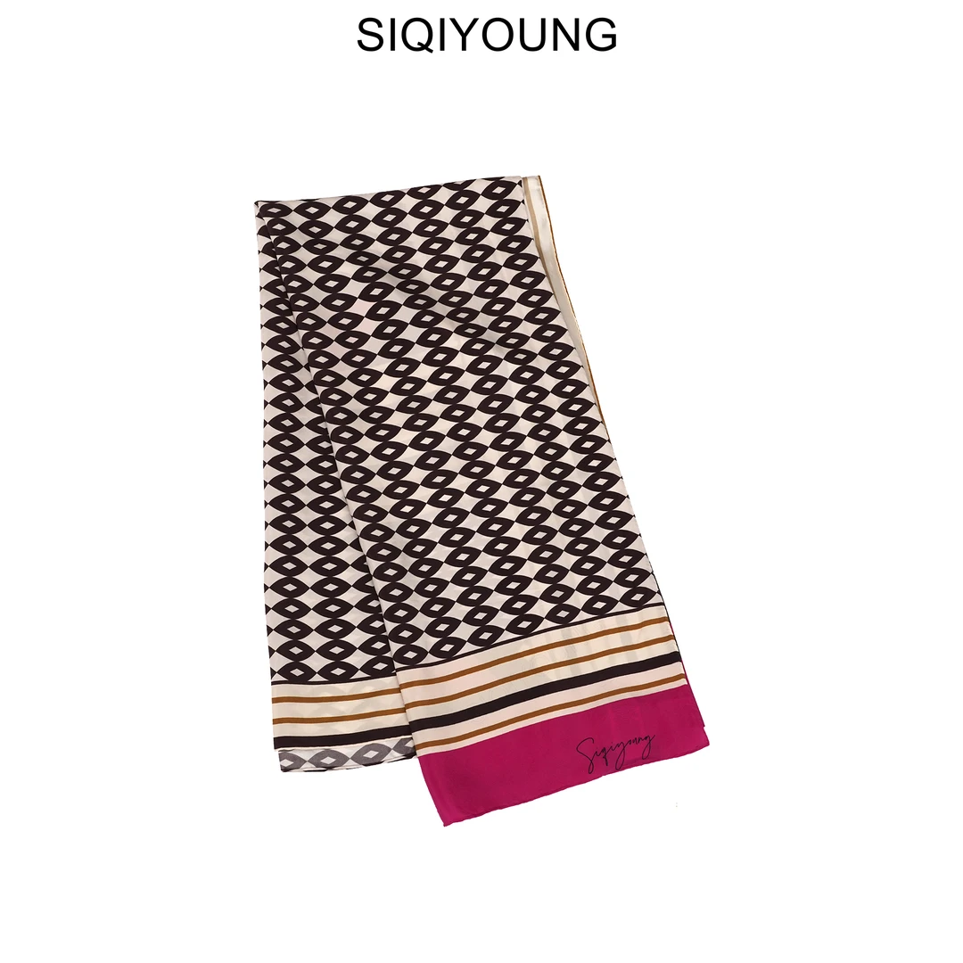 SIQIYOUNG【Maggie精选】 摩登图案方巾