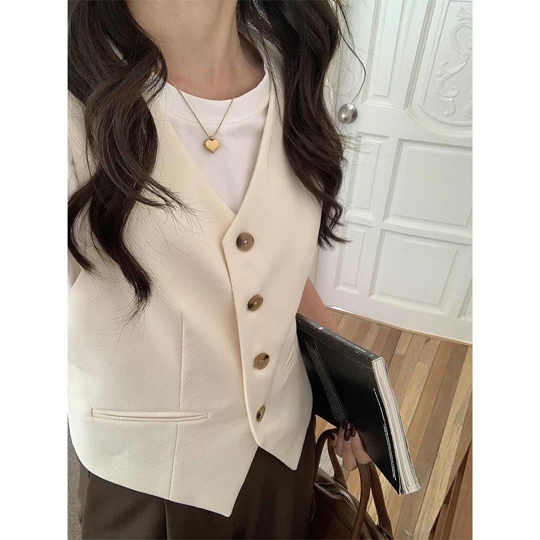 SIPINWEI私品味 马甲女宽松背心外搭133AT6190