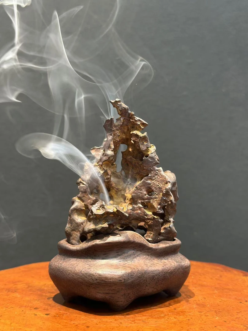 太湖水石 香炉摆件