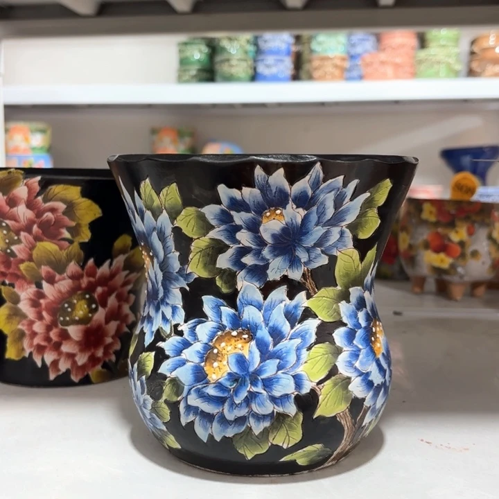 紫砂花盆手工花盆默认微瑕16/17