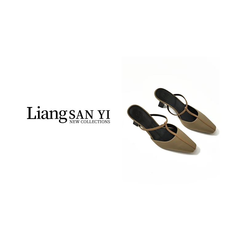 【MIAO】唐小泥 一字带半拖跟鞋JC23-A5-36-1