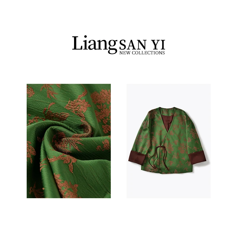 唐小泥新中式无领绣花外套JYH24-C3-219-1