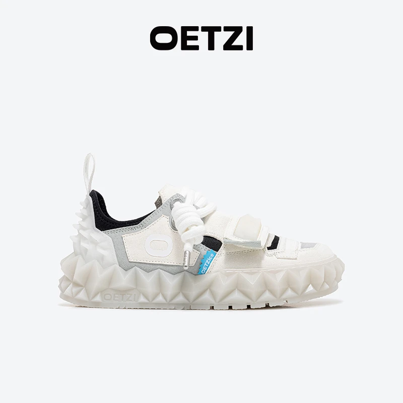 OETZI冰山果冻厚底低帮小白鞋24春季新品男女同款丑萌鞋专柜同款