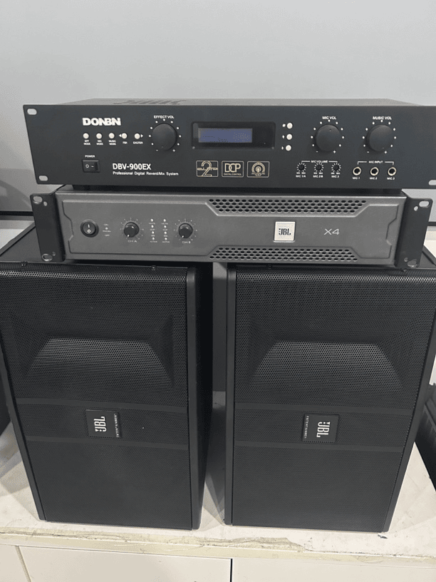 9新  JBL KI81音响➕JBL X4功放机➕东本效果器。不包邮