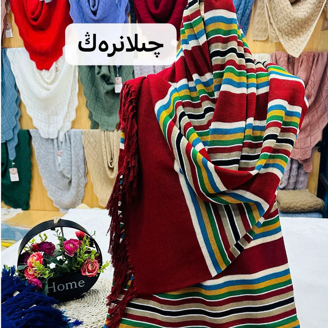 2024新款针织品高颜值网红围巾003时尚百搭女士民族风秋冬冬季