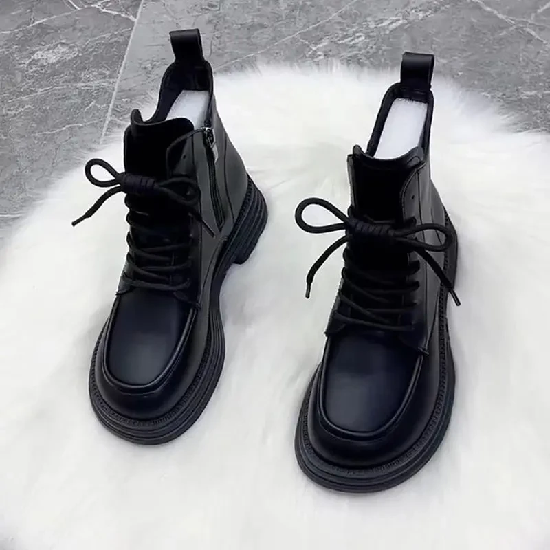 （超轻超舒服)3.5厘米加绒马丁靴1699