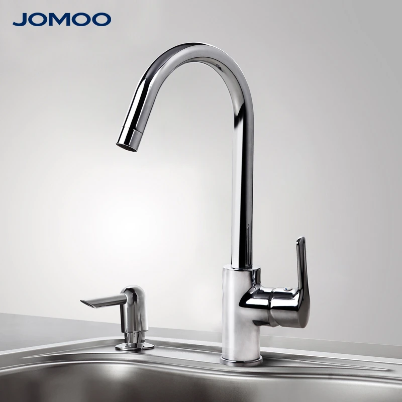 JOMOO/九牧360°旋转蜂窝起泡水一体 防爆 水槽健康厨房龙头 33080