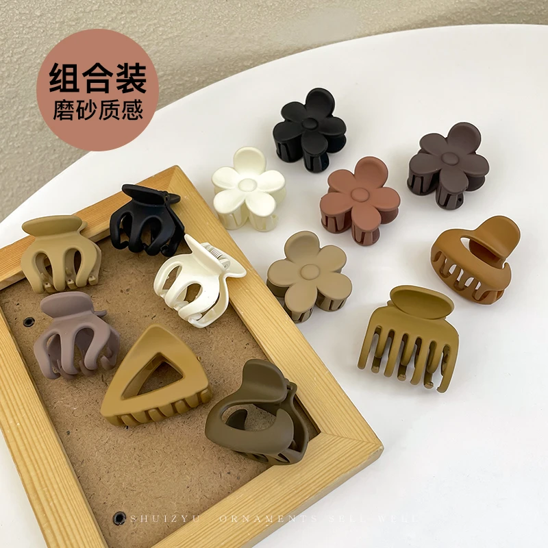 小抓夹女发饰后脑勺高马尾神器发夹爪夹小号夹子头饰发夹南瓜夹