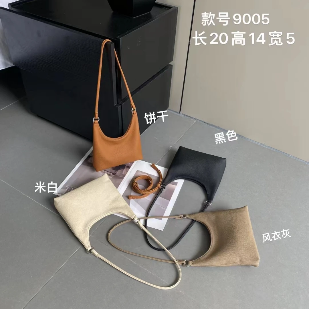 LINZI小众设计文艺背心腋下包头层牛皮极简高级感韩系单肩斜挎包