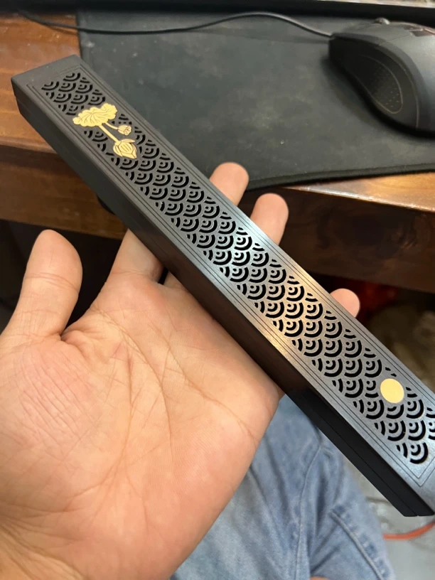 黑檀木，卧香盒，点香盒