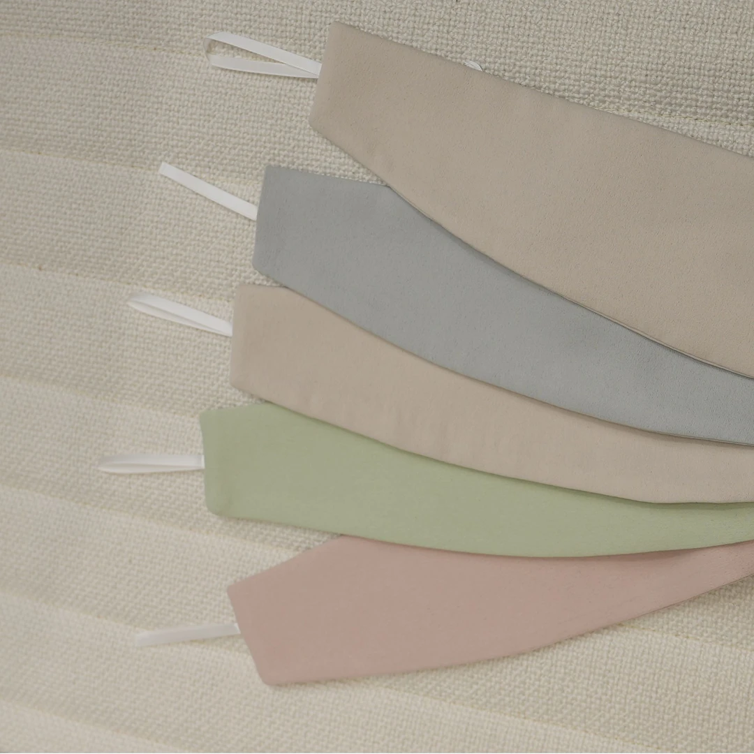 高端定制窗帘同色同料绑带免钉扣