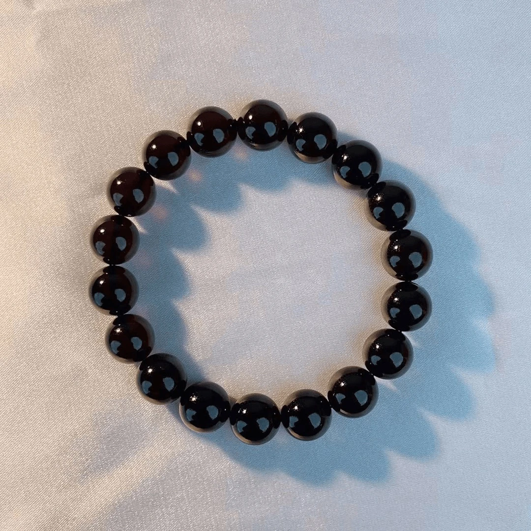 藏景阁珠宝-缅甸翳珀10+圆珠手串单圈精美时尚素圈轻奢宝石简约